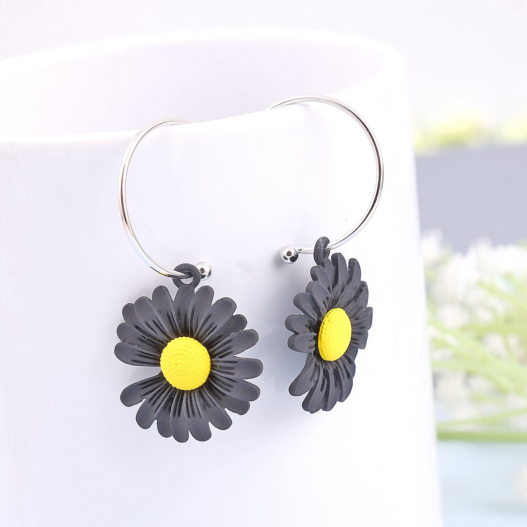 As Fresh As Daisy Hoops Earrings