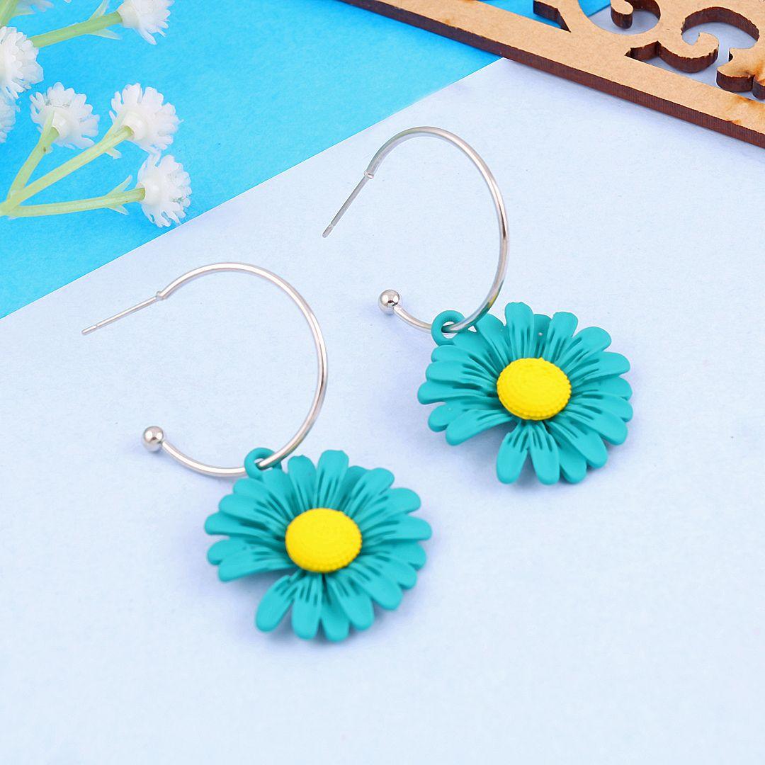 As Fresh As Daisy Hoops Earrings