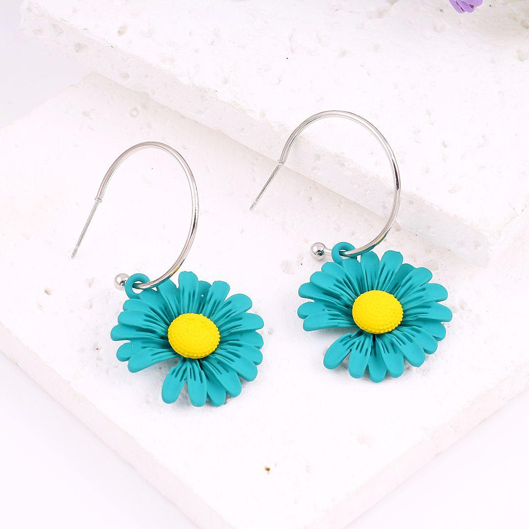 As Fresh As Daisy Hoops Earrings