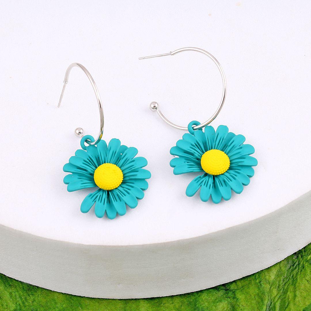 As Fresh As Daisy Hoops Earrings