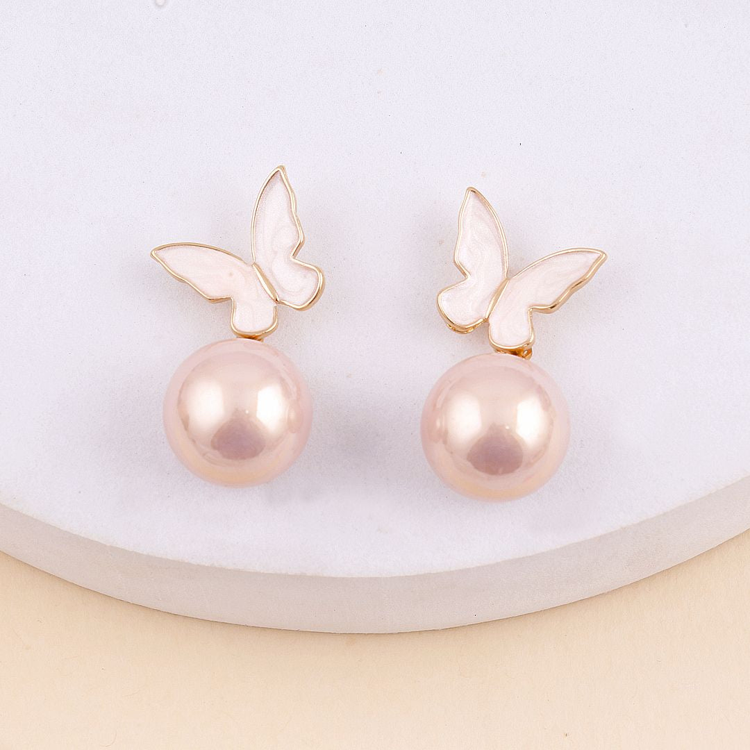 Opulent Butterfly Drop Earring