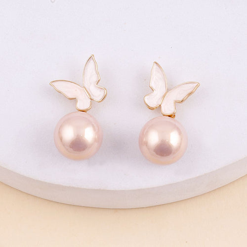 Opulent Butterfly Drop Earring