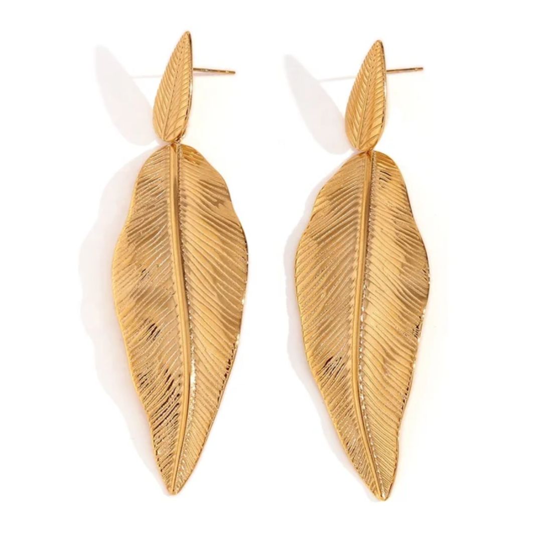 Don't Leaf Me Statement Earrings