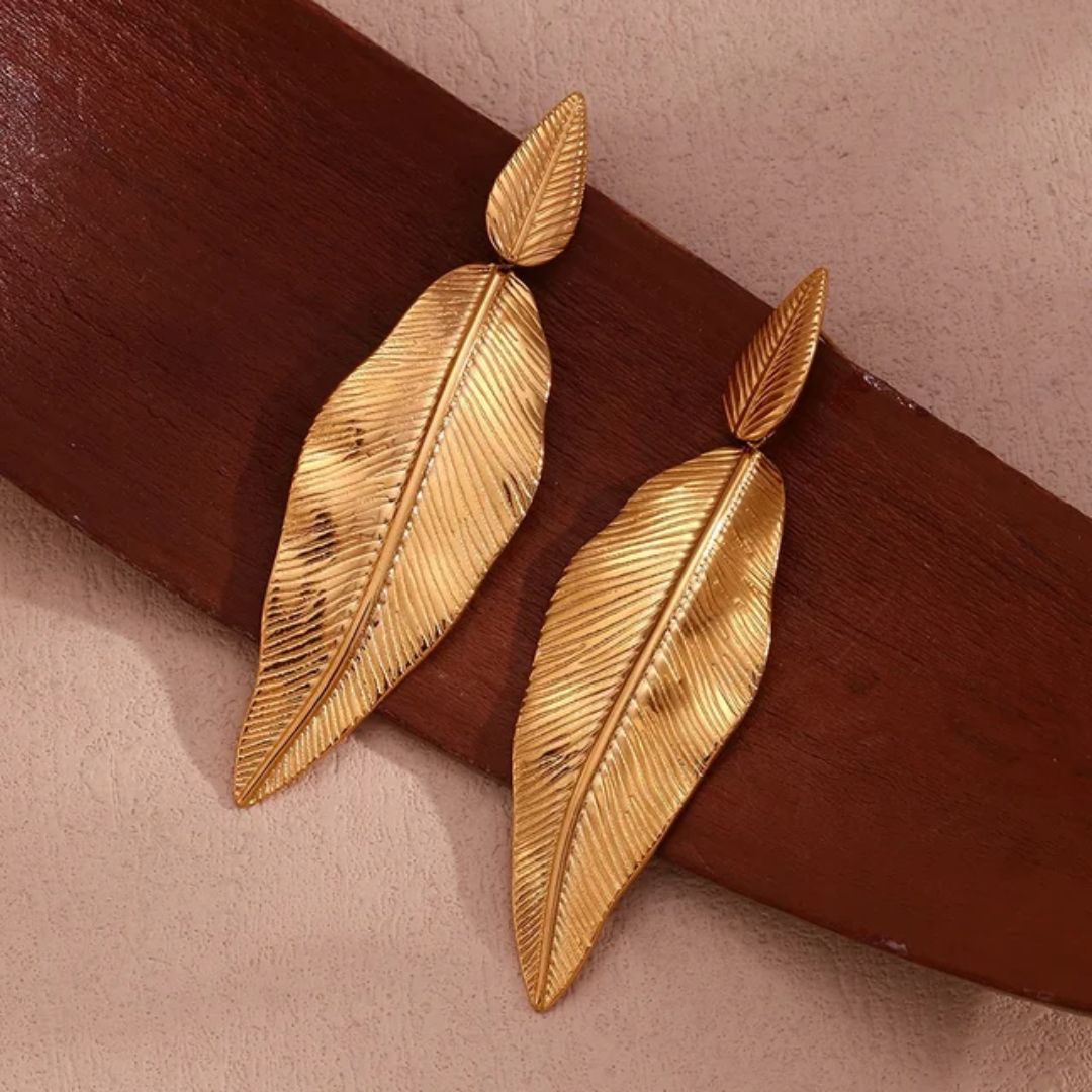 Don't Leaf Me Statement Earrings