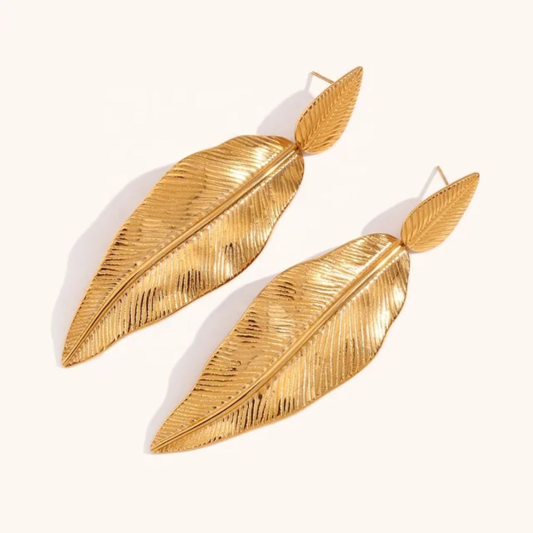 Don't Leaf Me Statement Earrings