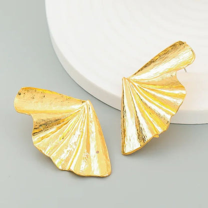 As Gold Statement  Earrings