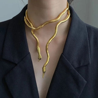 Gold Snake Necklace