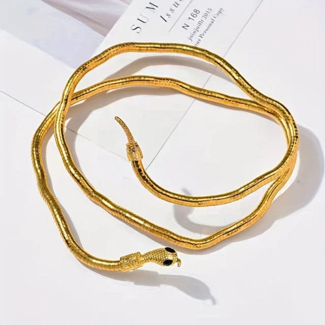 Gold Snake Necklace