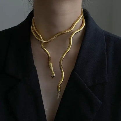 Gold Snake Necklace