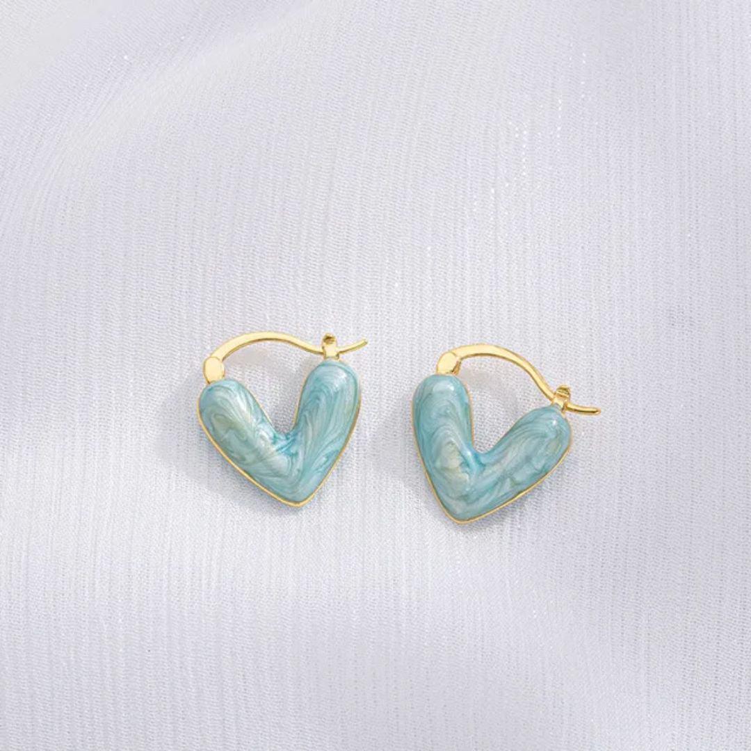 Blind Date coloured Hoop Earrings
