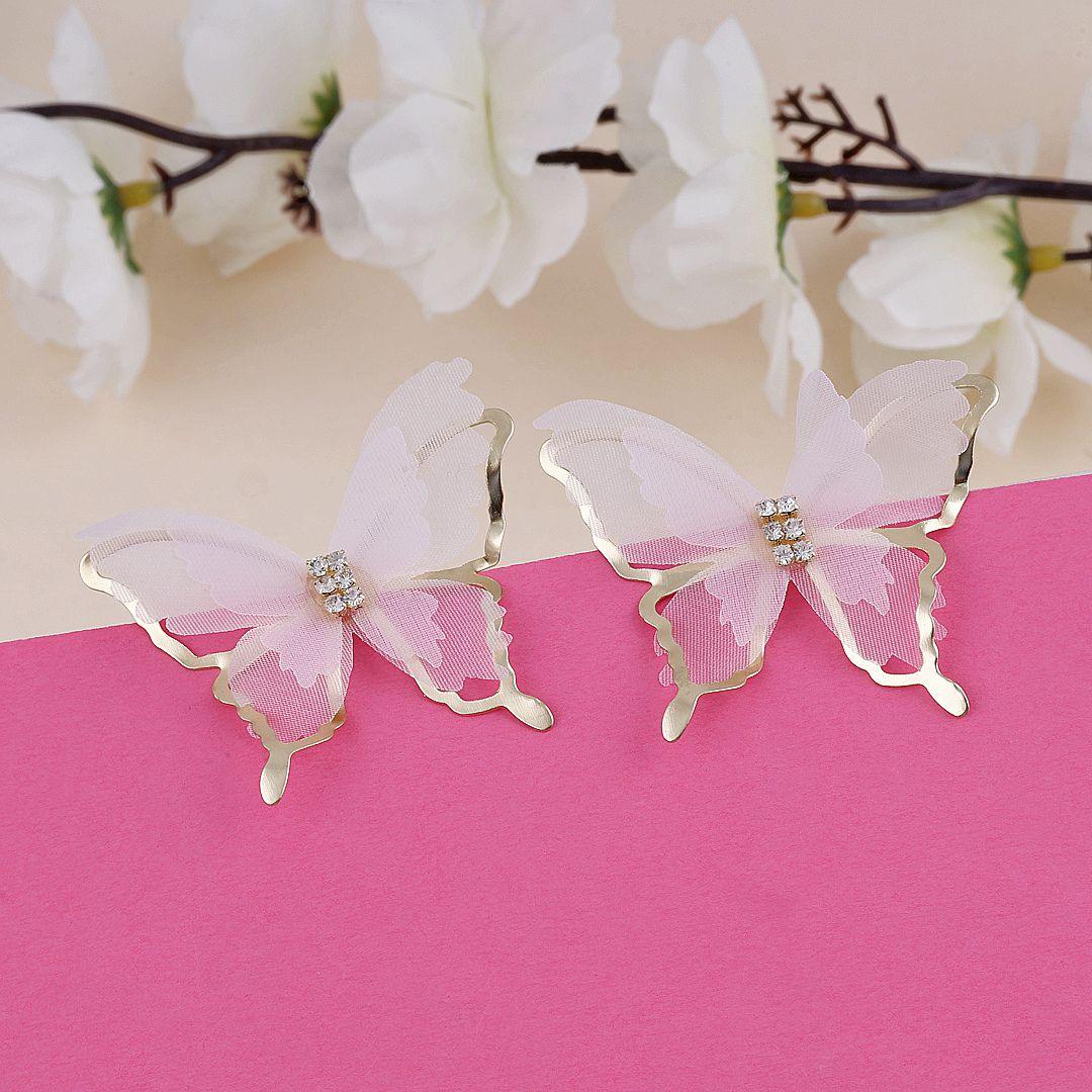 Crystal Glow Butterfly Earring