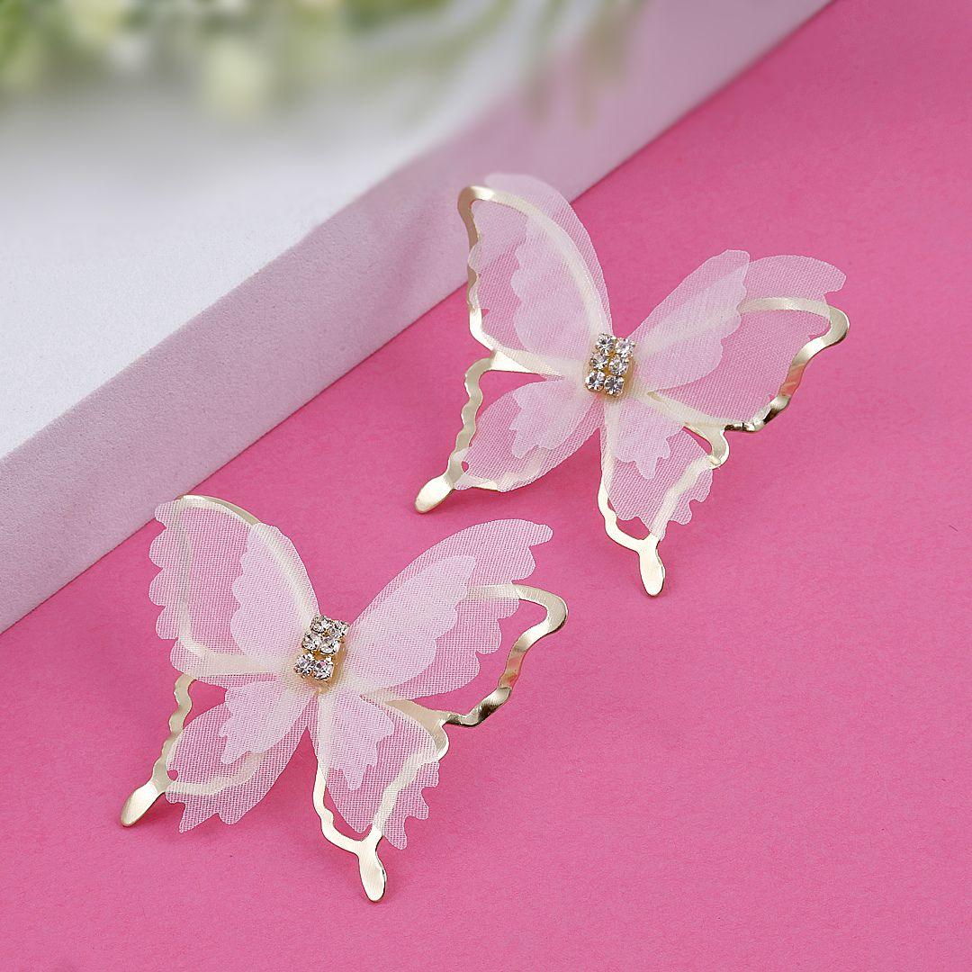 Crystal Glow Butterfly Earring