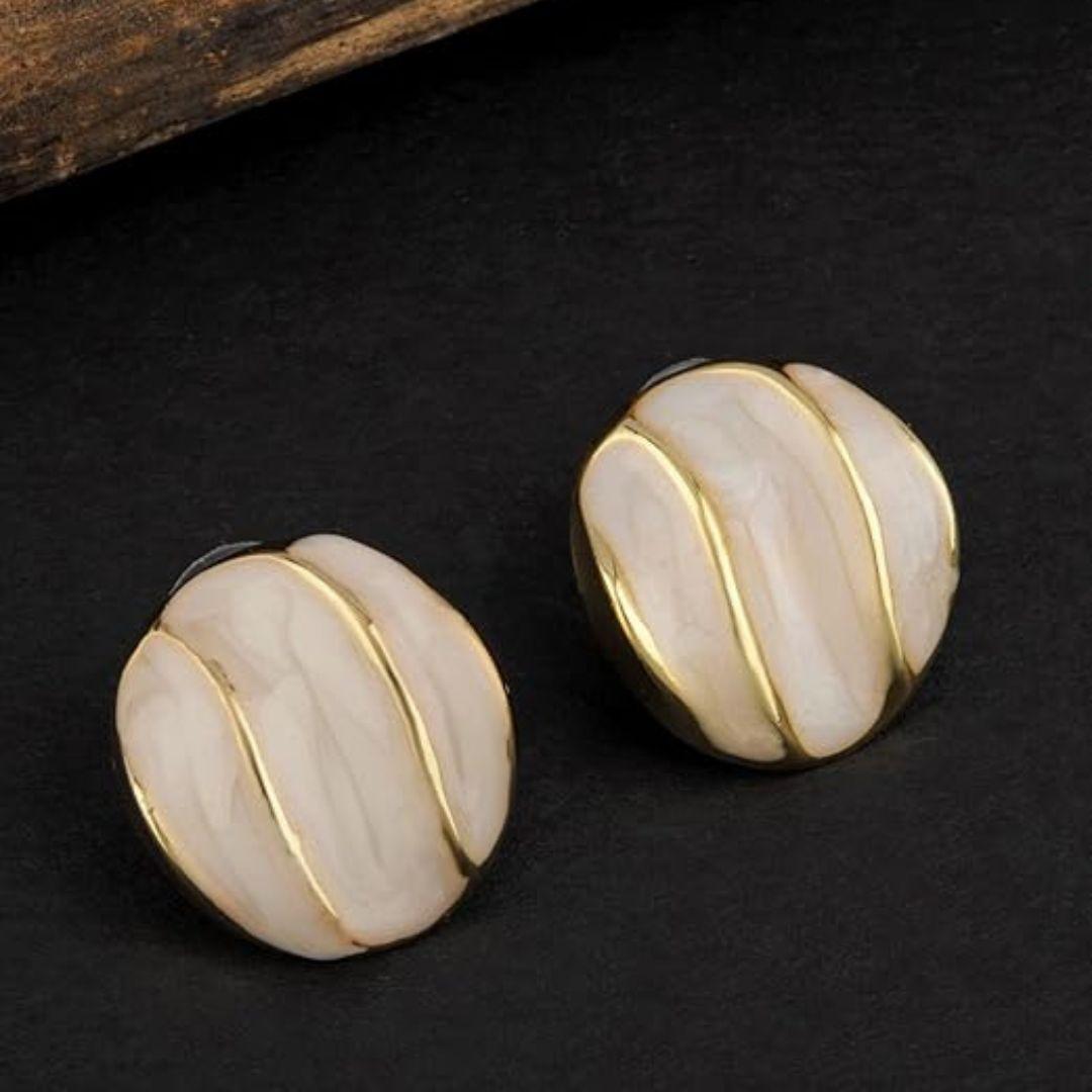 At The 11th Hour Stud Earrings