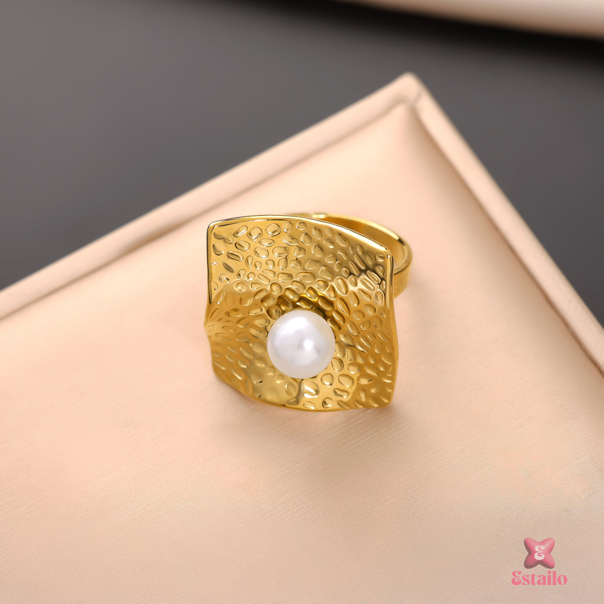 Modern Heirloom Pearl Ring