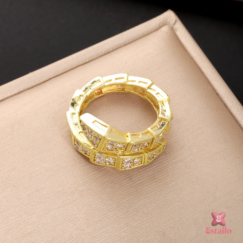 Serpentine Coil Ring