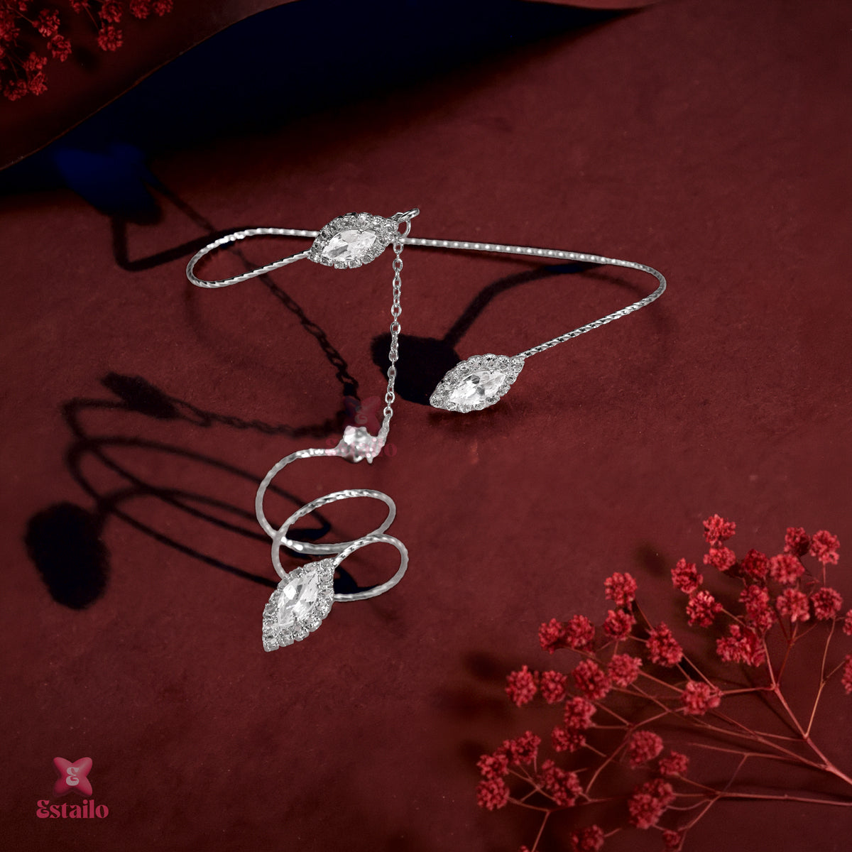 Moonlight Solitaire Hand Jewellery