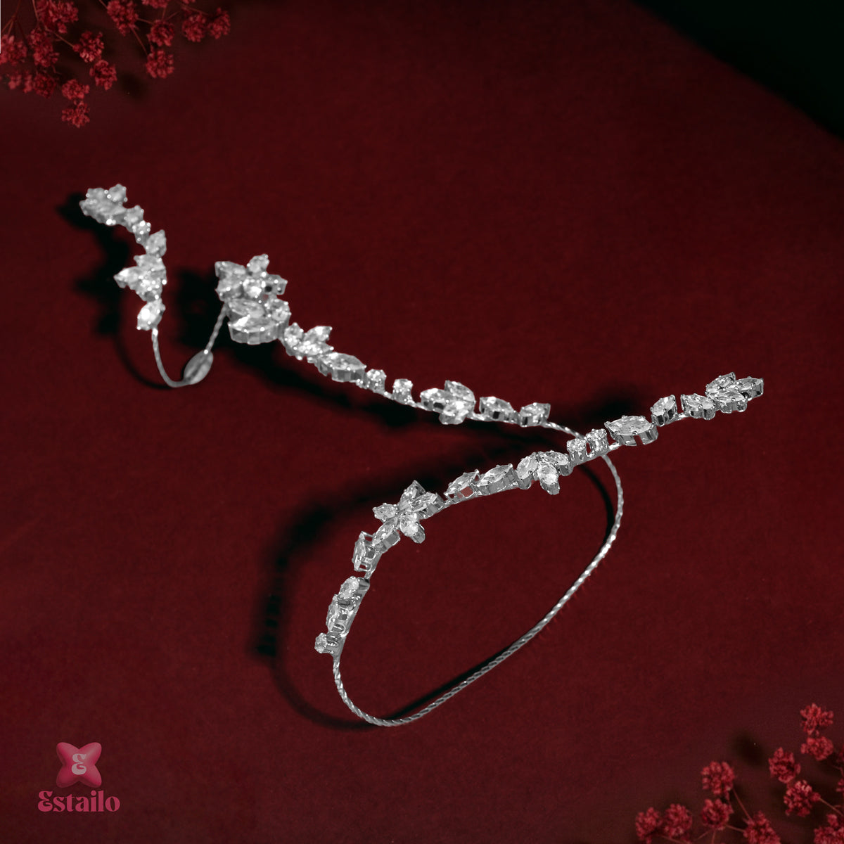 Blossom Solitaire Hand Jewellery