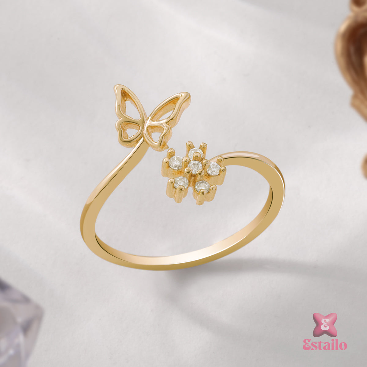 Elysian Butterfly Ring