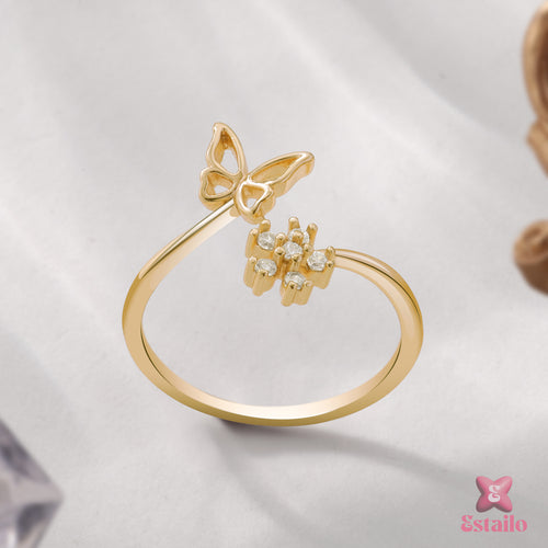 Elysian Butterfly Ring