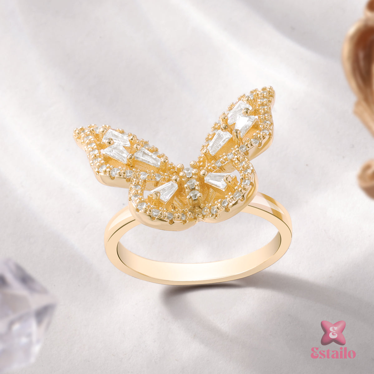 Zirconia Monarch Ring
