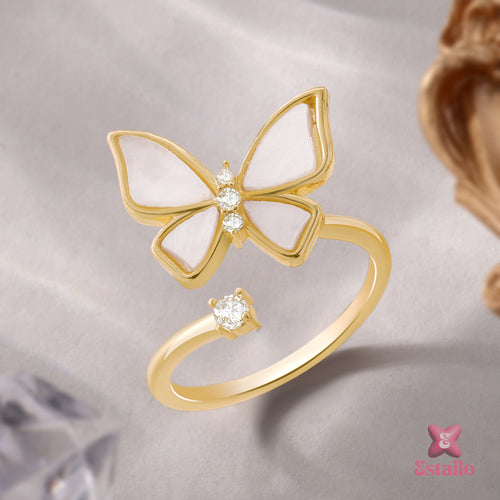 Golden Mariposa Ring