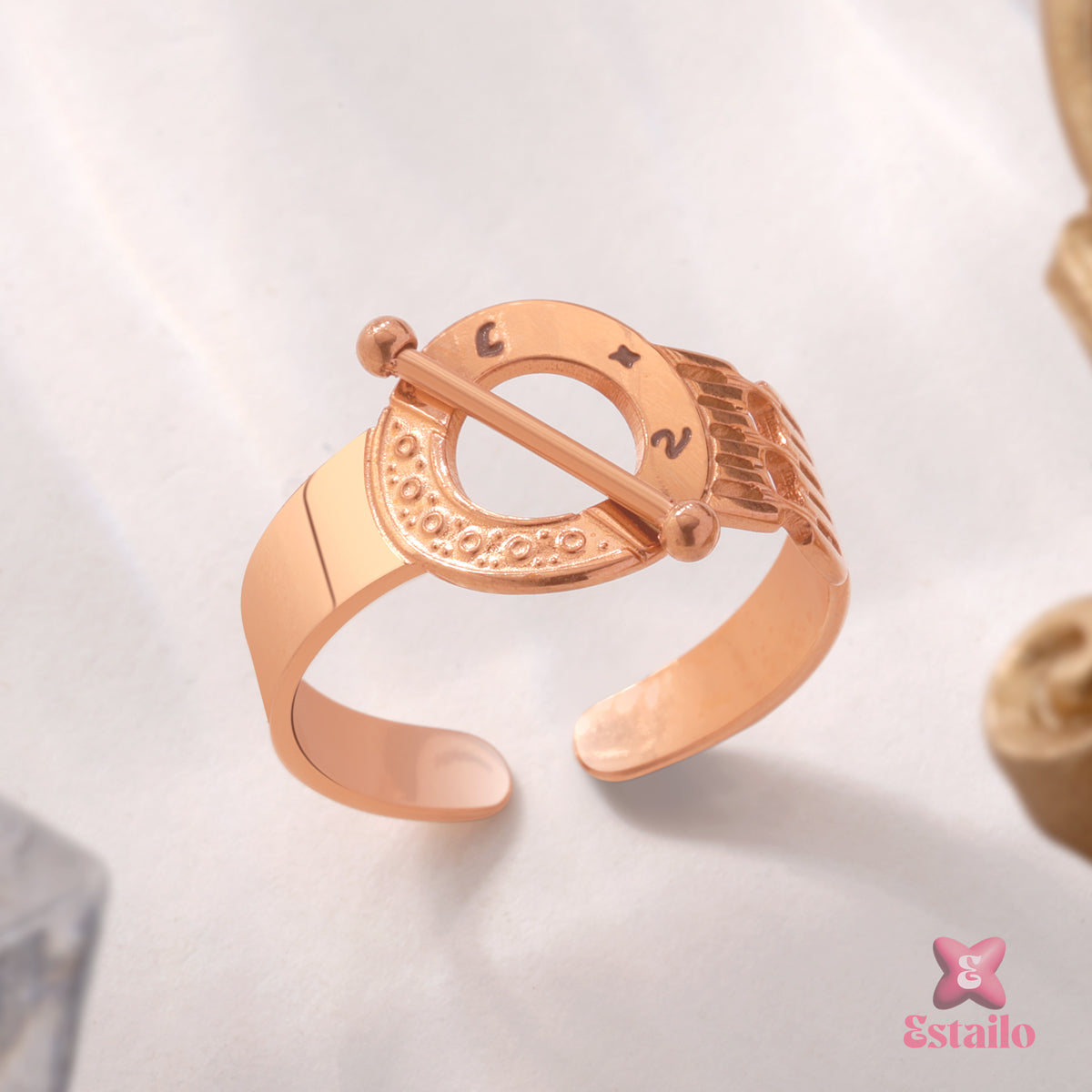 Modern Meridian Ring