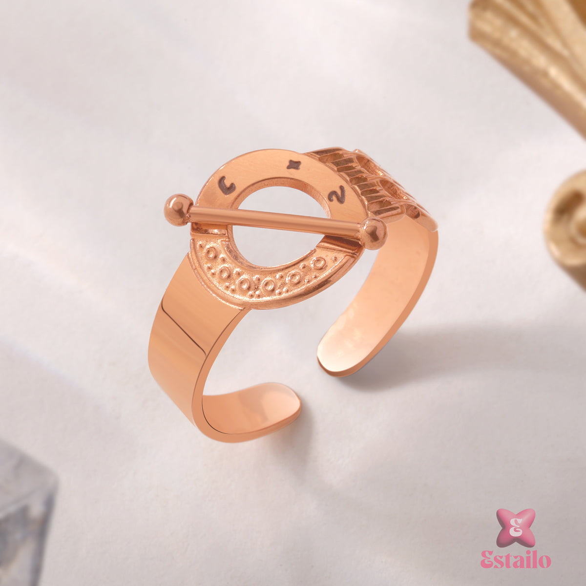 Modern Meridian Ring