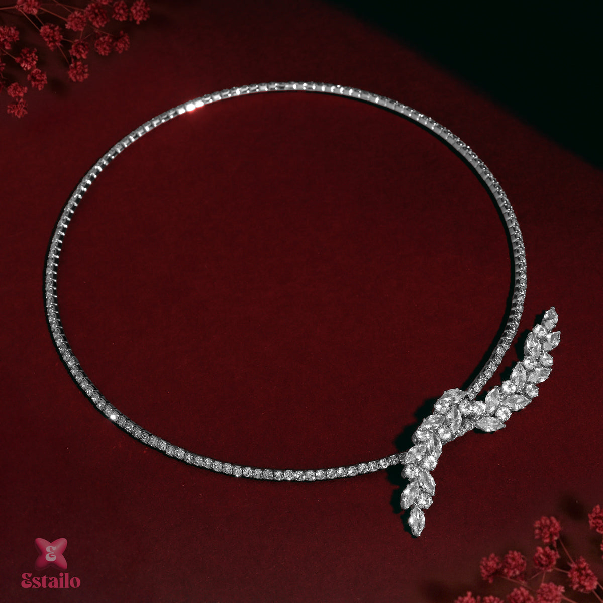 Princess Bloom Solitaire Necklace