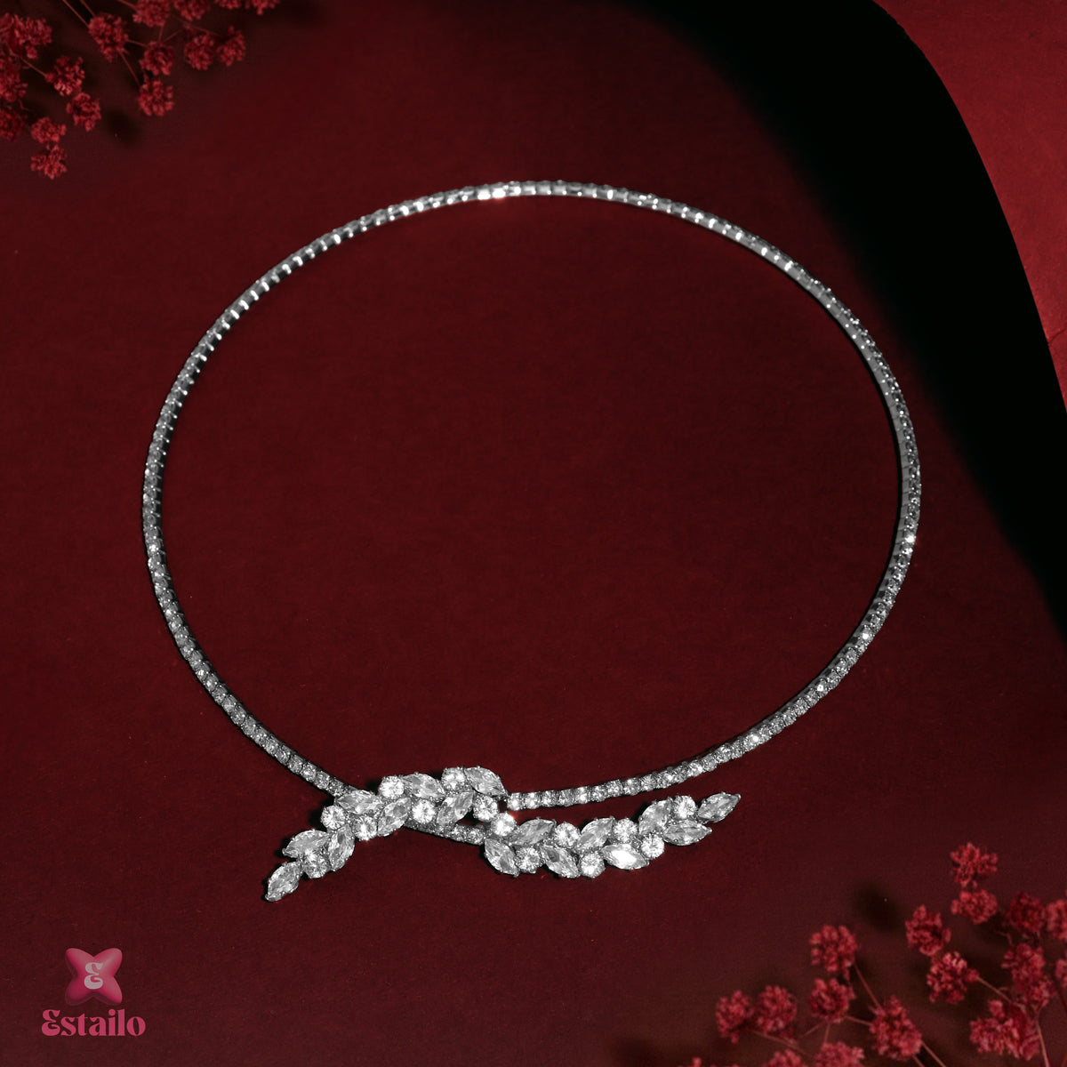 Princess Bloom Solitaire Necklace