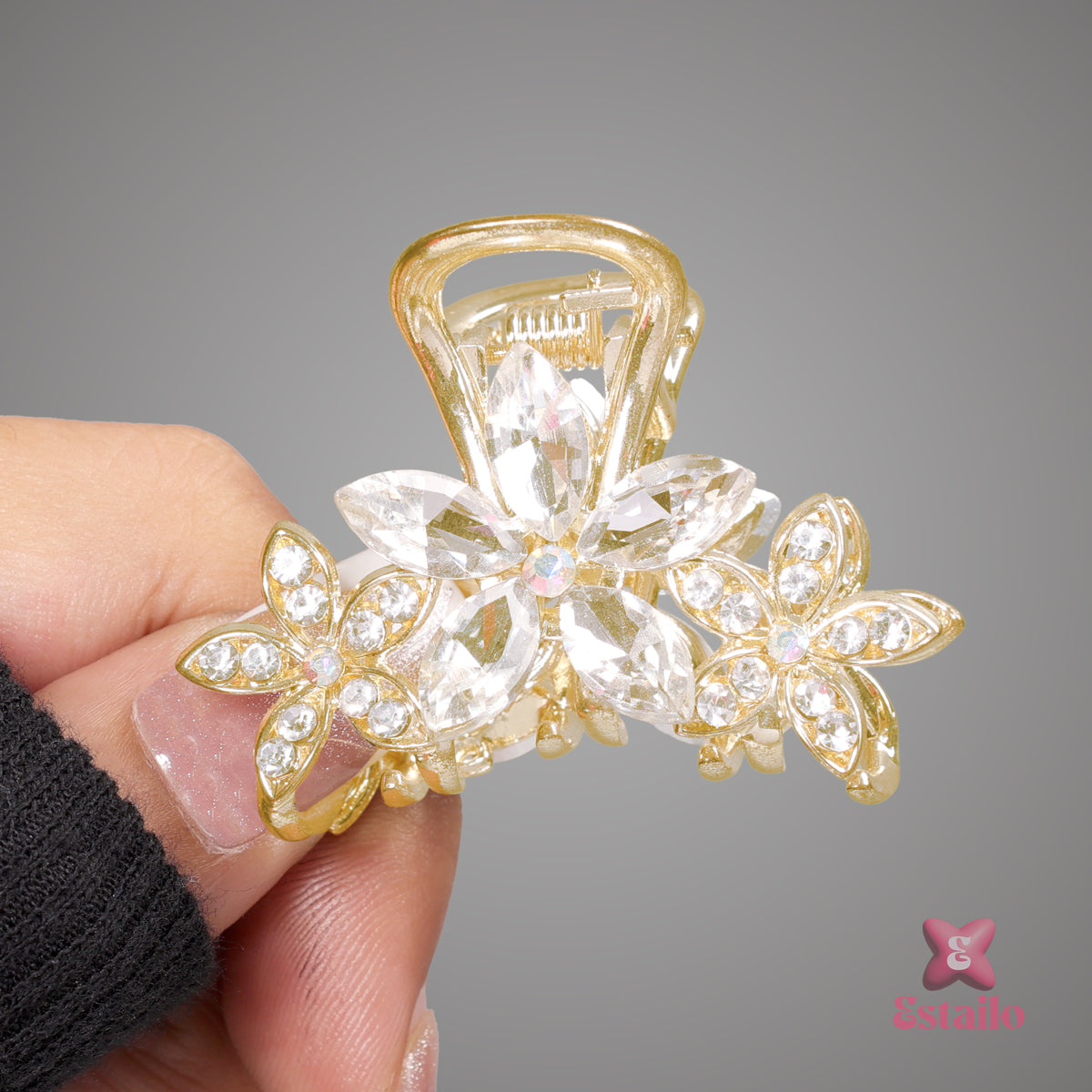 Petal Sparkle Hair Claw