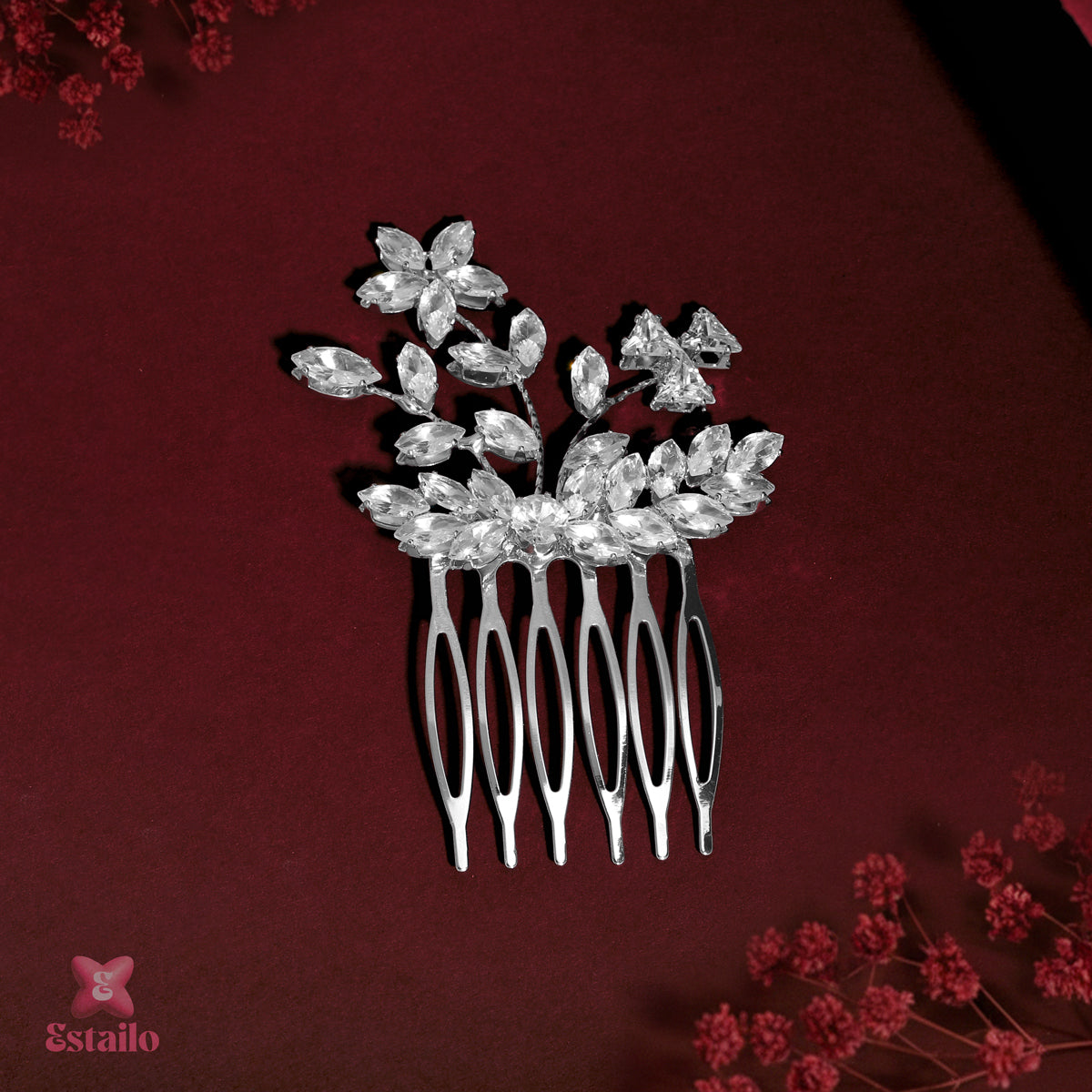 Fairy Blossom Solitaire Hair Comb