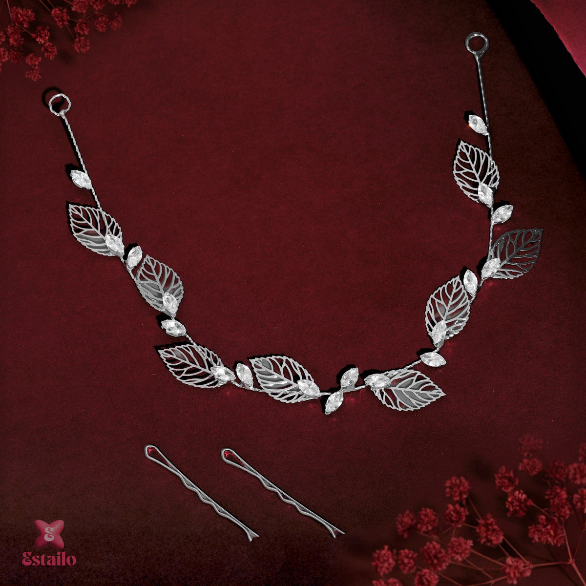 Dainty Rhinestone Solitaire Hair Accessories