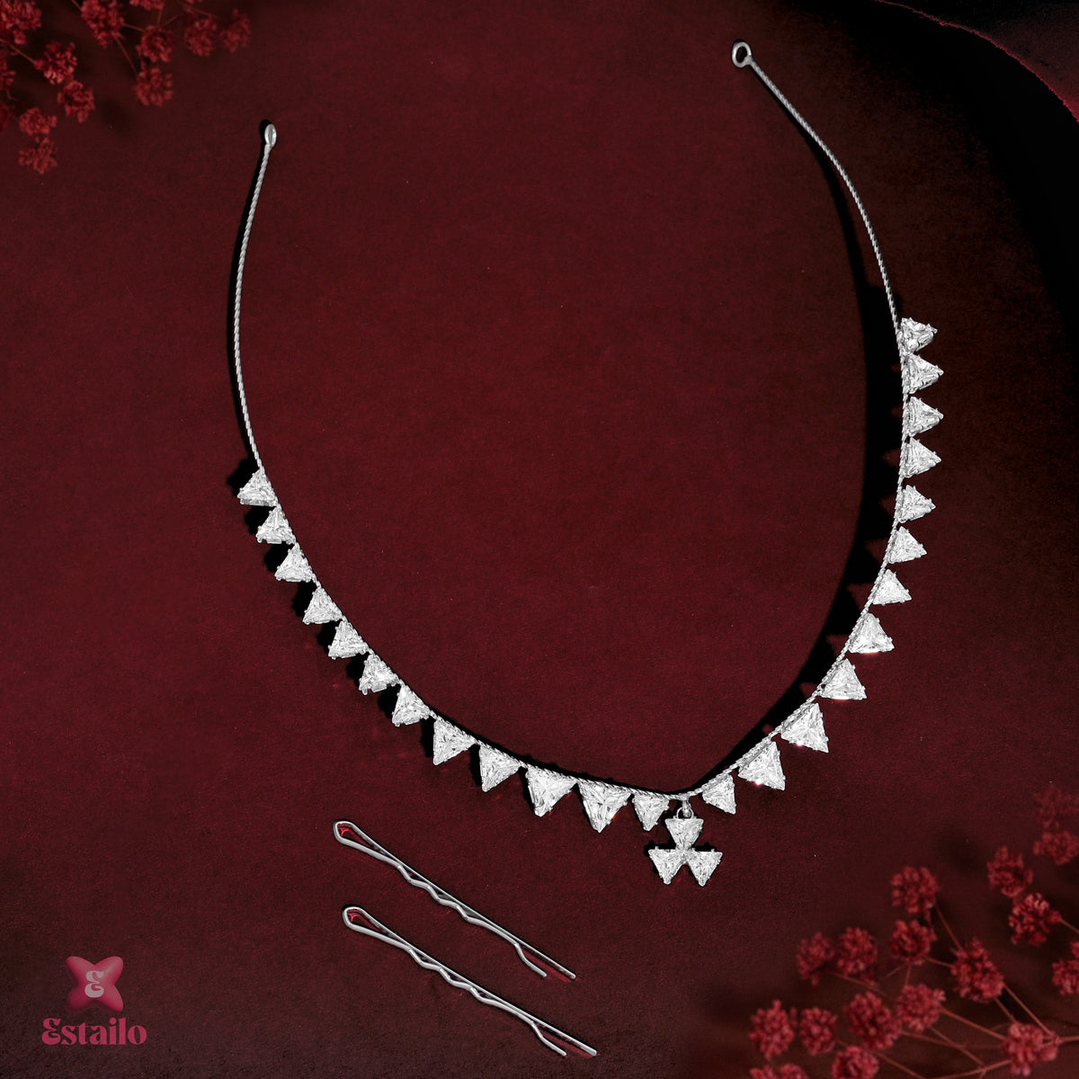 Serene Sparkle Solitaire Hair Accessories