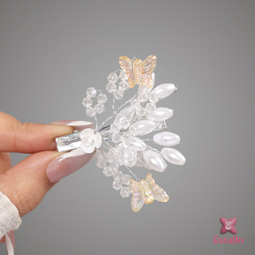 Pearlwing Hair Clip