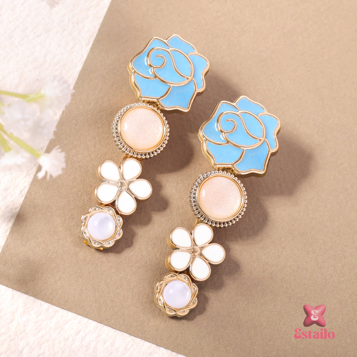 Morning Glory Hair Clip (pack of 2)