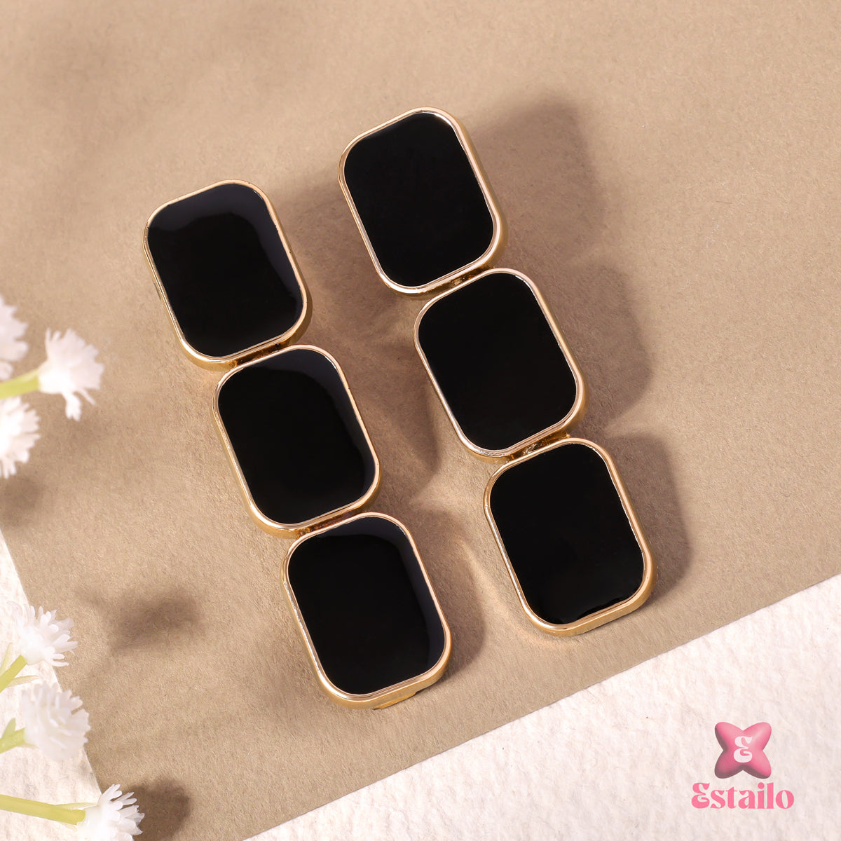 Modern Blocks Hair Clips (pack of 2)