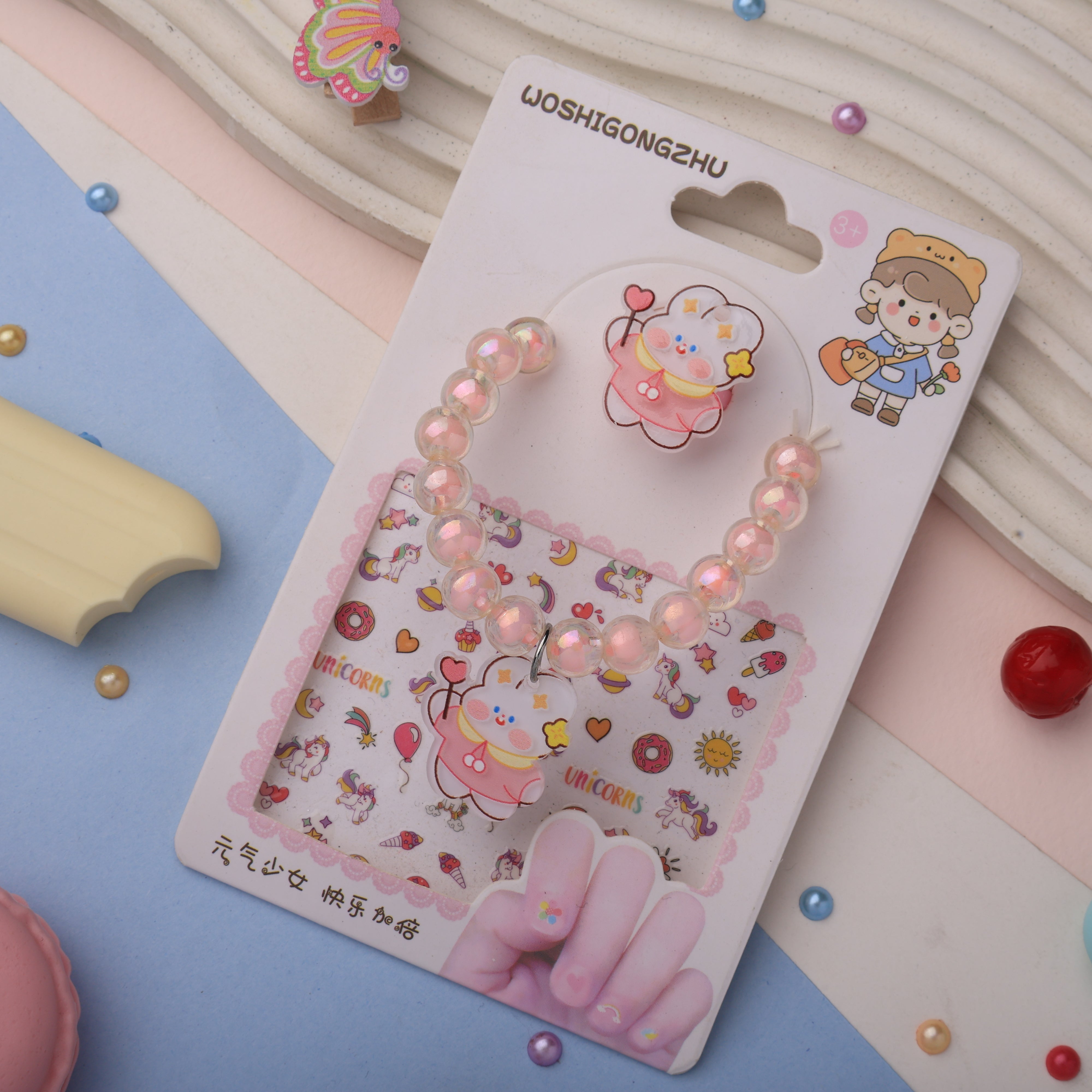 Princess Pearl Unicorn Bracelt