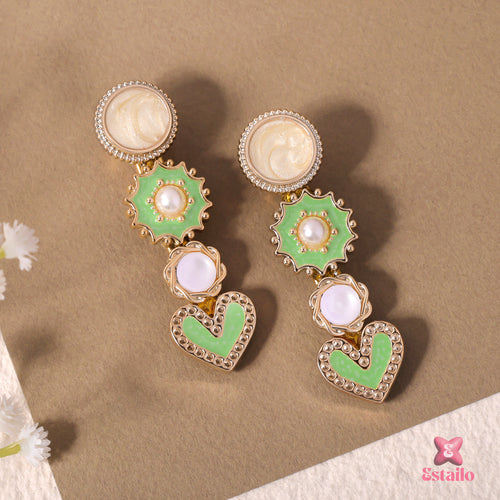 Luxe Heart Bloom Hair Clips (pack of 2)
