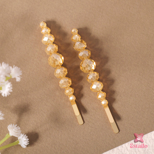 Amber Cascade Hair Clip (pack of 2)