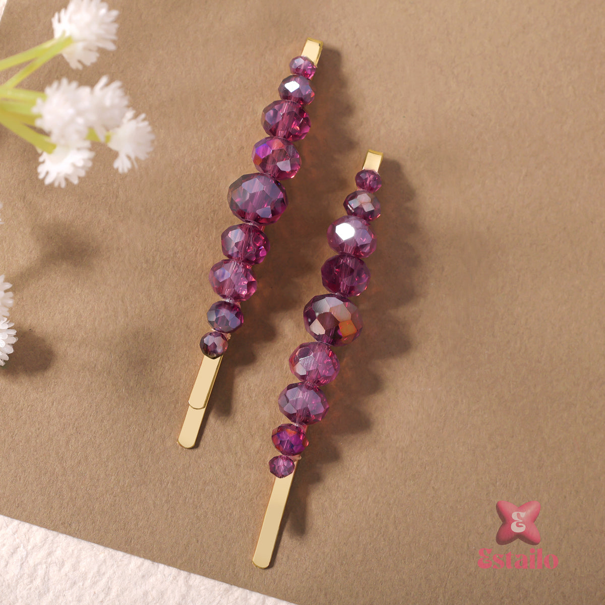 Violet Vogue Clip (pack of 2)