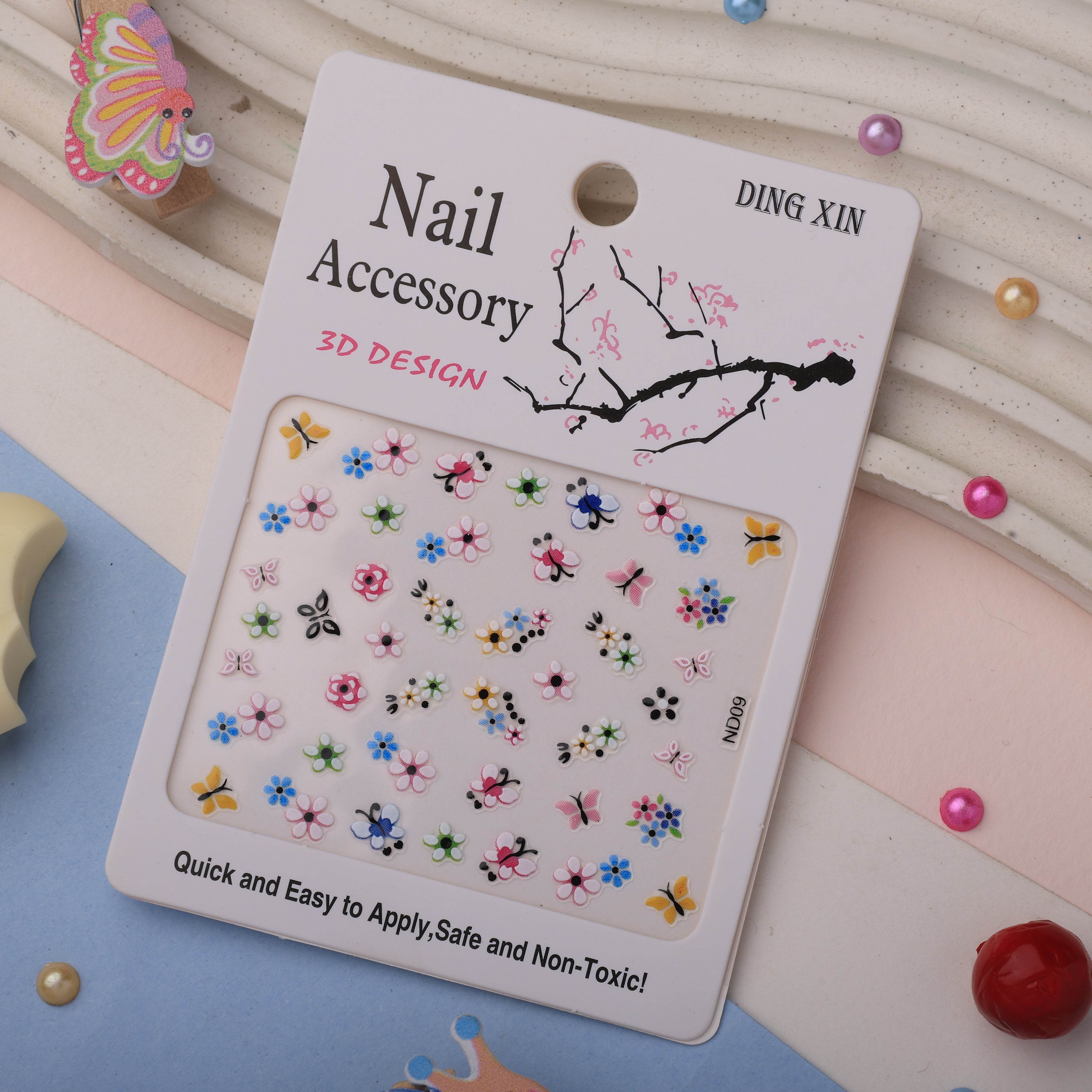 Mini Floral Nail Set