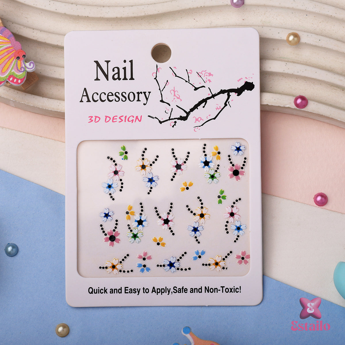 Mini Blossom Nail Sticker