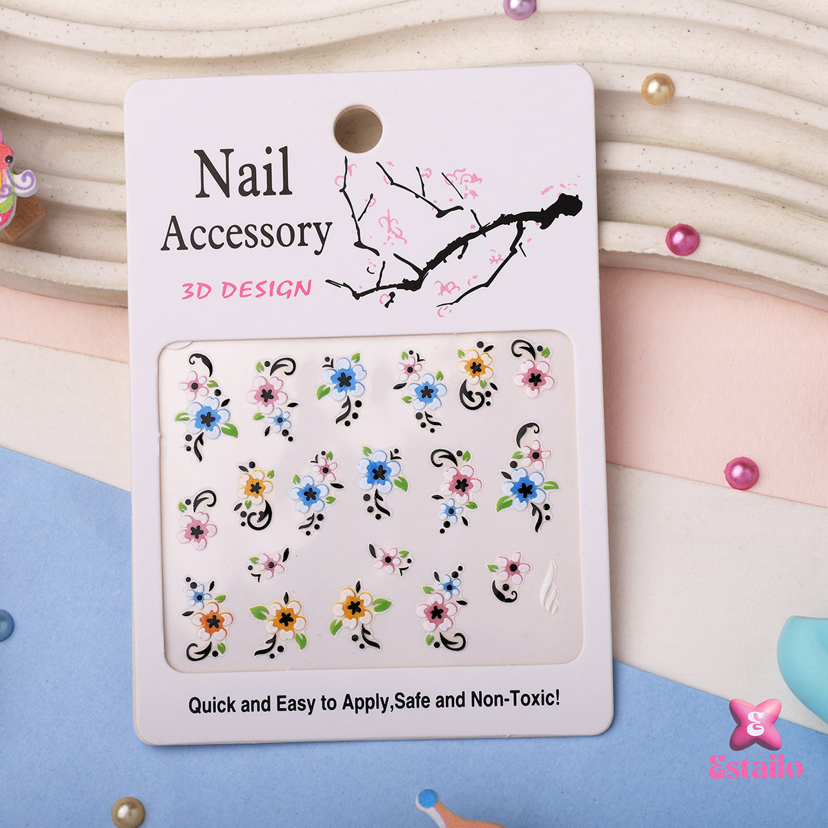 Delicate Daisy Nail Sticker