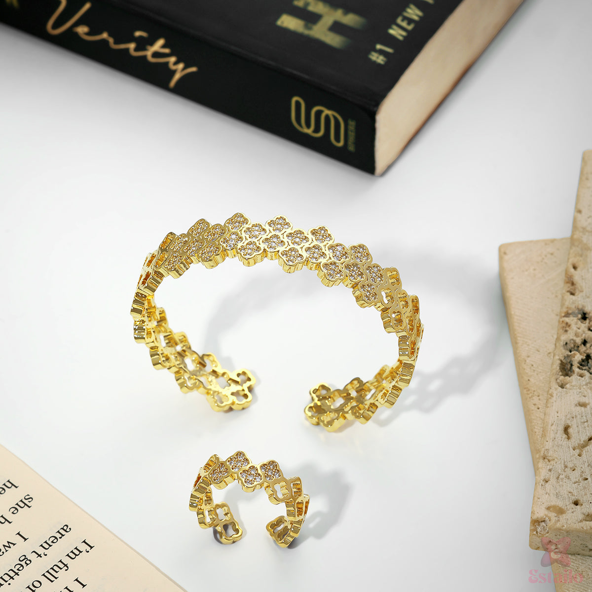 Sparkling Flora Bracelet Combo