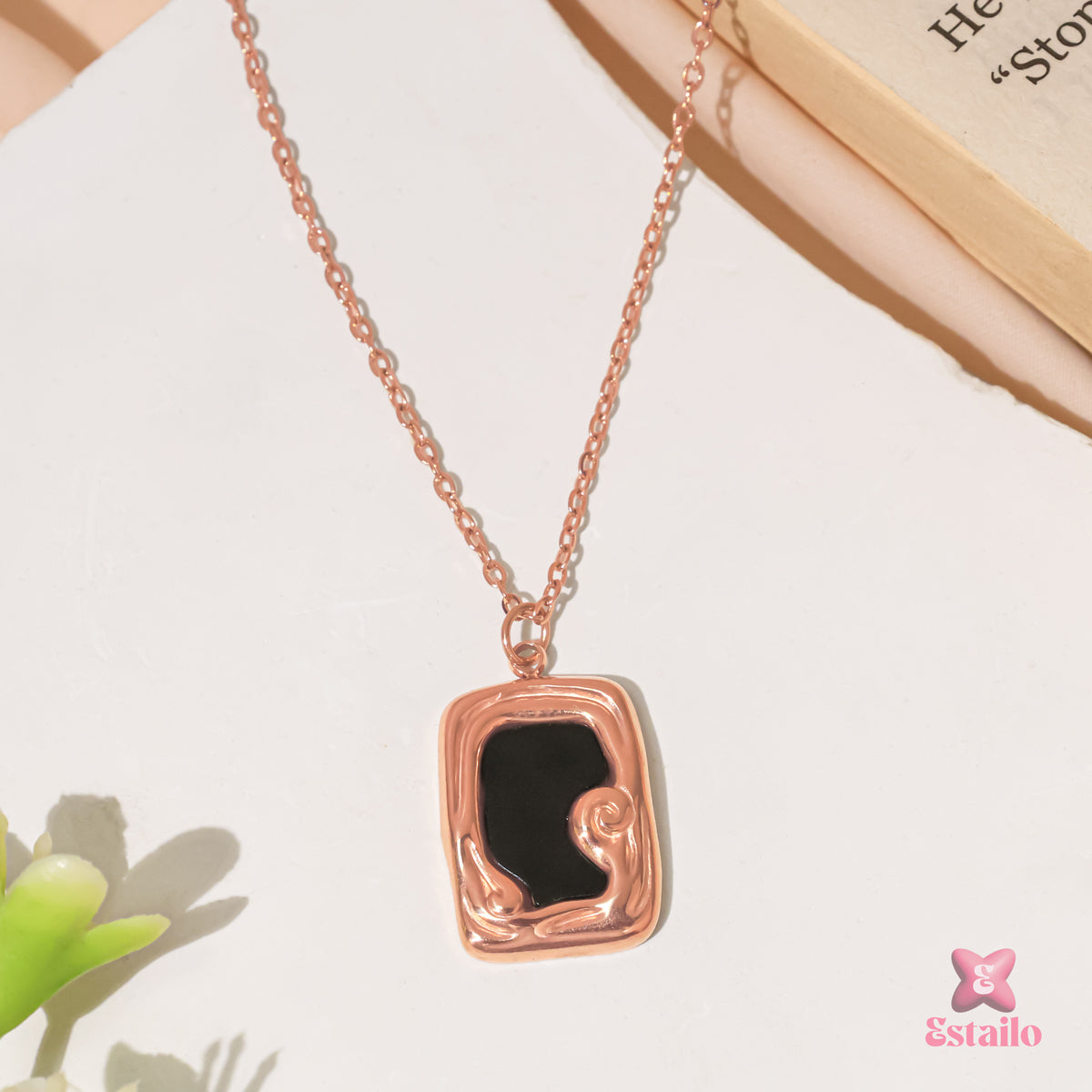 Rose Gold Enigma Necklace
