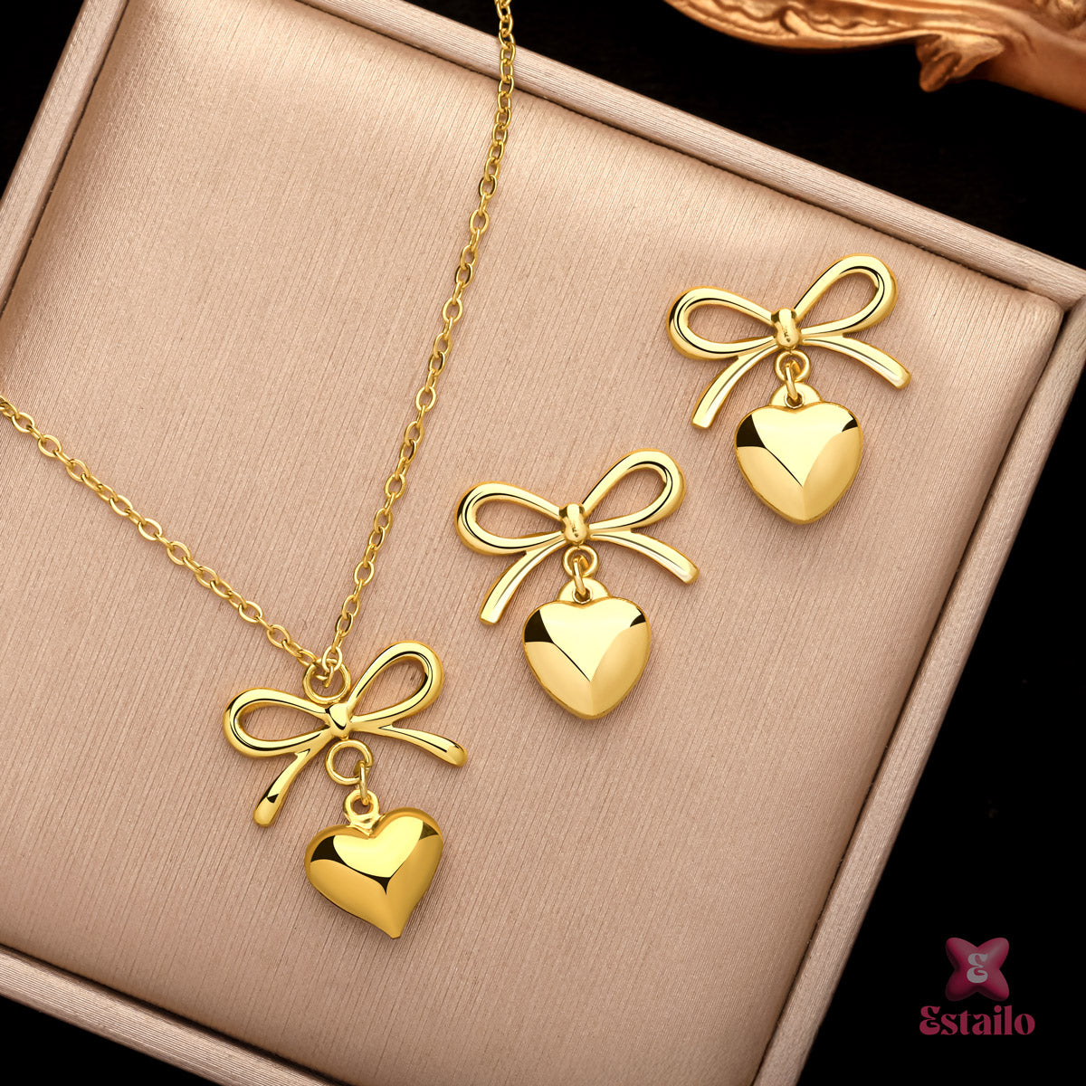 Golden Knot Bow Set