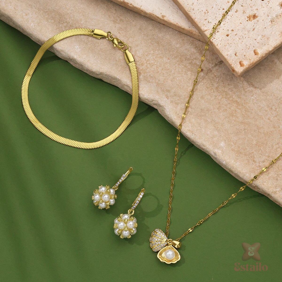 Golden Pearl Harmony Set