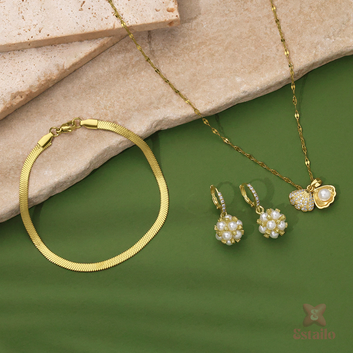 Golden Pearl Harmony Set