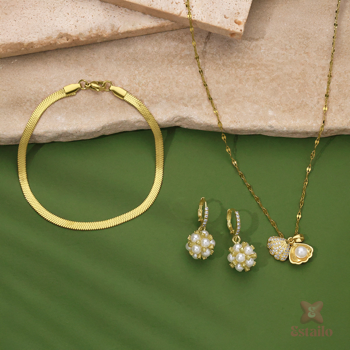 Golden Pearl Harmony Set