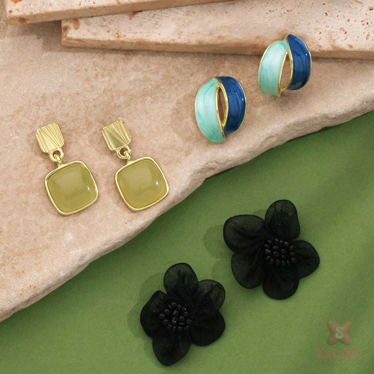 Minimal Stud Combo Set